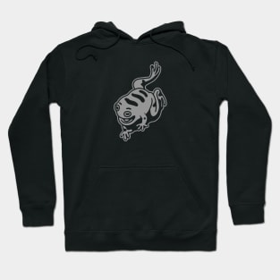 Frog in a good mood. Japanese art style Hoodie